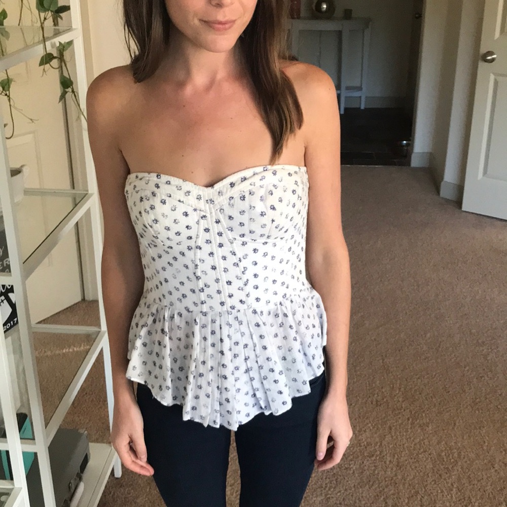 Rebecca Taylor strapless top